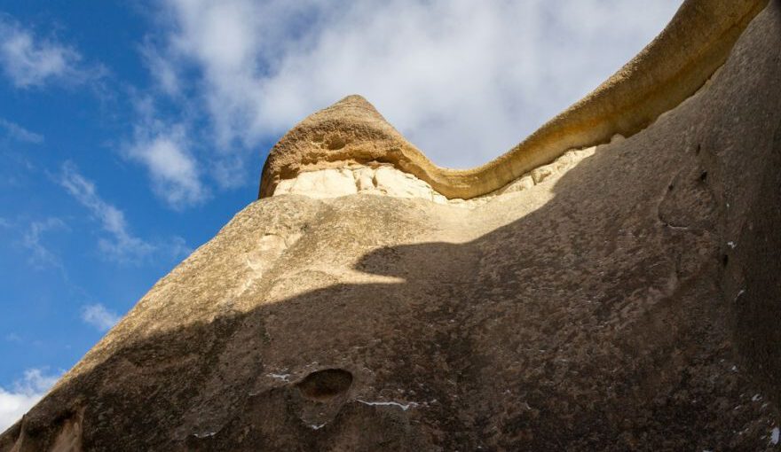 Canyoning Exploration Cappadocia - a rock formation with a sky in the background