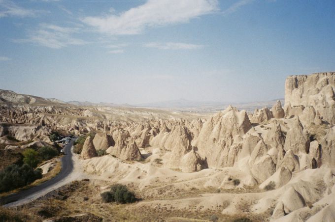 Cappadocia Underground - a rocky landscape with a road