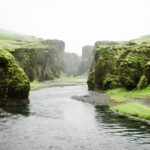 Kızılırmak River Rafting - landscape photography of river between green mountains