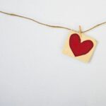 Romantic Spots Cappadocia - heart-shaped red and beige pendant