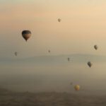 Turkish Delights Shopping Cappadocia - hot air balloons in the sky during sunset