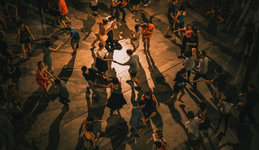 Cappadocian Folk Dance Class - group of people dancing