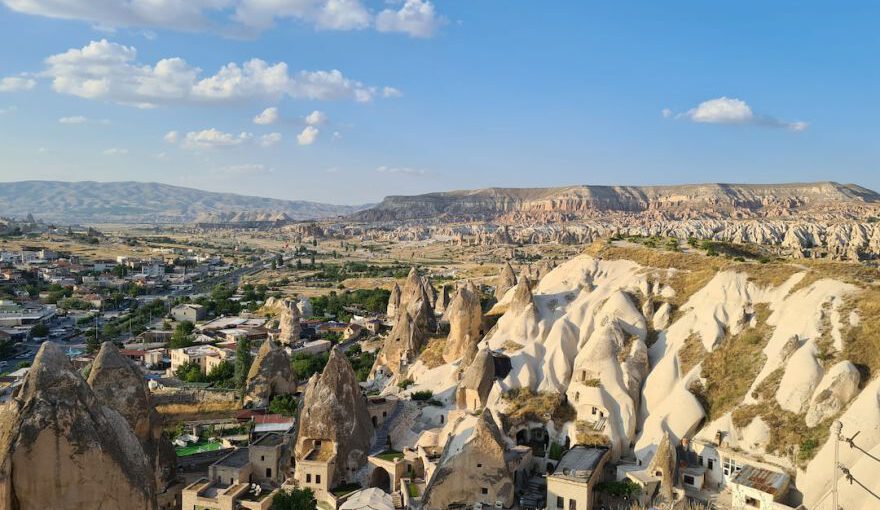 Sufi Legacy Cappadocia - a scenic view of a city in the mountains