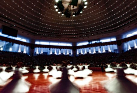 Whirling Dervishes Ceremony - low-angle photography of building