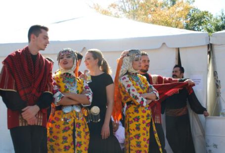 Turkish Dance - a group of people in traditional dress